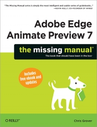 Adobe Edge Animate Preview 7: The Missing Manual | O'Reilly Media