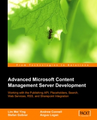 Advanced Microsoft Content Management Server Development | Packt Publishing