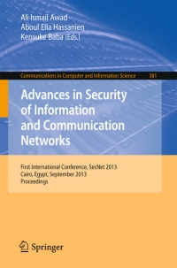 Advances in Security of Information and Communication Networks | Springer