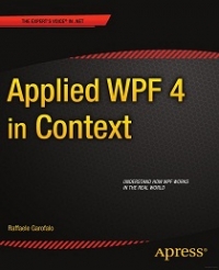 Applied WPF 4 in Context | Apress Applied WPF 4 in Context | Apress