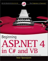Beginning ASP.NET 4 in C# and VB | Wrox