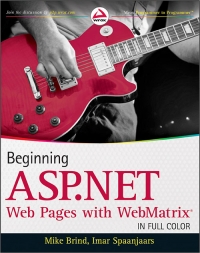 Beginning ASP.NET Web Pages with WebMatrix | Wrox