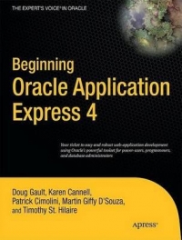 Beginning Oracle Application Express 4 | Apress