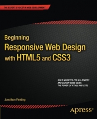 Beginning Responsive Web Design with HTML5 and CSS3 | Apress