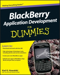 BlackBerry Application Development For Dummies | Wiley