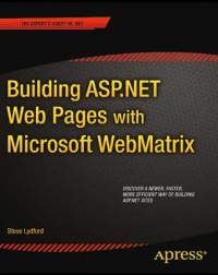 Building ASP.NET Web Pages with Microsoft WebMatrix | Apress