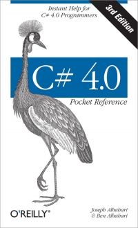C# 4.0 Pocket Reference, 3rd Edition | O'Reilly Media