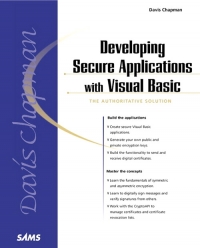 Developing Secure Applications with Visual Basic | SAMS Publishing