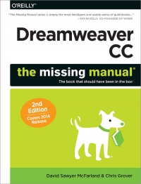 Dreamweaver CC: The Missing Manual, 2nd Edition | O'Reilly Media