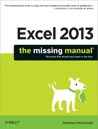 Excel 2013: The Missing Manual | O'Reilly Media
