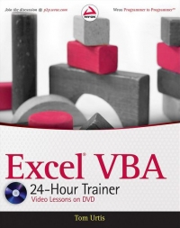 Excel VBA 24-Hour Trainer | Wrox
