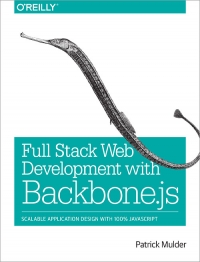 Full Stack Web Development with Backbone.js | O'Reilly Media
