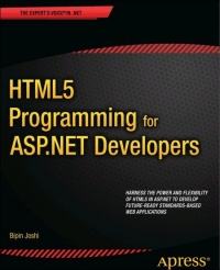 HTML5 Programming for ASP.NET Developers | Apress