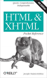 HTML & XHTML Pocket Reference, 4th Edition | O'Reilly Media