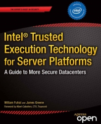 Intel Trusted Execution Technology for Server Platforms | Apress