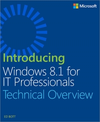 Introducing Windows 8.1 for IT Professionals | Microsoft Press