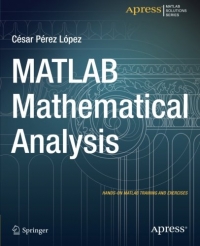 MATLAB Mathematical Analysis | Apress
