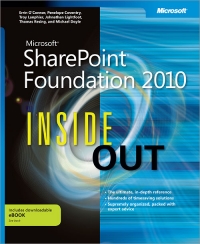 Microsoft SharePoint Foundation 2010 Inside Out | Microsoft Press