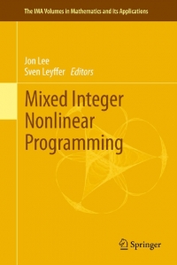 Mixed Integer Nonlinear Programming | Springer