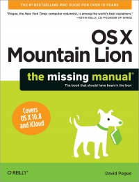 OS X Mountain Lion: The Missing Manual | O'Reilly Media
