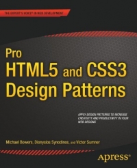 Pro HTML5 and CSS3 Design Patterns | Apress Pro HTML5 and CSS3 Design Patterns | Apress