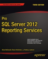 Pro SQL Server 2012 Reporting Services, 3rd Edition | Apress