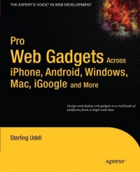 Pro Web Gadgets for Mobile and Desktop | Apress Pro Web Gadgets for Mobile and Desktop | Apress