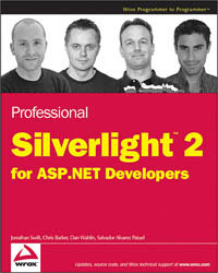 Professional Silverlight 2 for ASP.NET Developers | Wrox