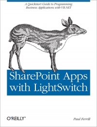 SharePoint Apps with LightSwitch | O'Reilly Media