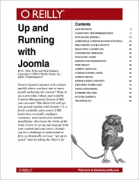 Up and Running with Joomla, 2nd Edition | O'Reilly Media