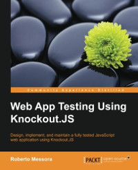 Web App Testing Using Knockout.JS | Packt Publishing