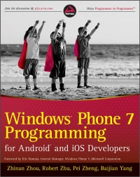 Windows Phone 7 Programming for Android and iOS Developers | Wrox Windows Phone 7 Programming for Android and iOS Developers | Wrox