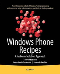 Windows Phone Recipes, 2nd Edition | Apress