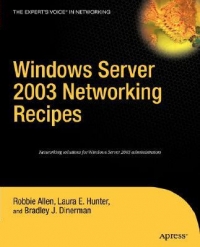 Windows Server 2003 Networking Recipes | Apress Windows Server 2003 Networking Recipes | Apress