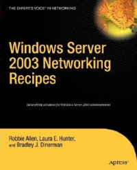 Windows Server 2003 Networking Recipes | Apress