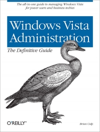 Windows Vista Administration: The Definitive Guide | O'Reilly Media