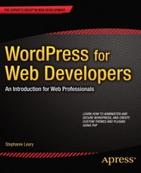 WordPress for Web Developers | Apress