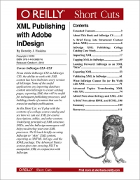 XML Publishing with Adobe InDesign | O'Reilly Media
